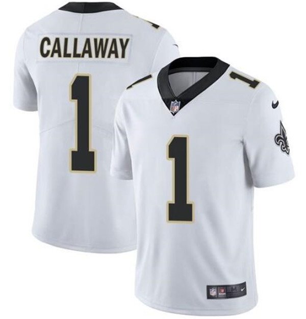 White New Orleans Saints #1 Marquez Callaway 2021 Vapor Untouchable Limited Stitched Jersey - NOS259