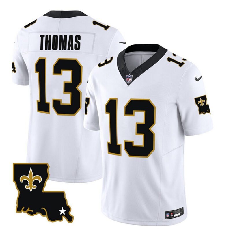 White New Orleans Saints #13 Michael Thomas 2023 F.U.S.E. 1987 Legacy Vapor Stitched Jersey - NOS180
