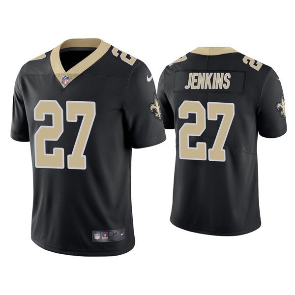 Black New Orleans Saints Saints #27 Malcolm Jenkins 2021 Vapor Untouchable Limited Stitched Jersey - NOS194