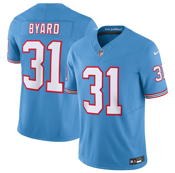 Light Blue Tennessee Titans #31 Kevin Byard 2023 F.U.S.E. Vapor Limited Throwback Stitched Football Jersey - TNT26