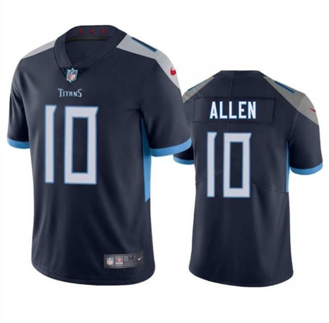 Navy Tennessee Titans #10 Brandon Allen 2025 Vapor Untouchable Stitched Jersey - TNT168