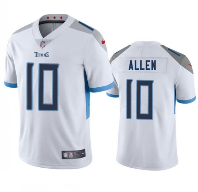 White Tennessee Titans #10 Brandon Allen 2025 Vapor Untouchable Stitched Jersey - TNT67