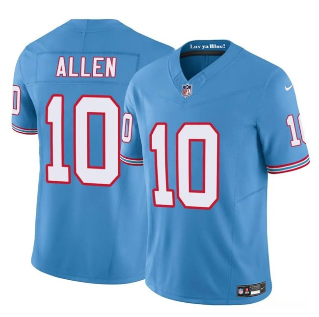Blue Tennessee Titans #10 Brandon Allen 2025 F.U.S.E. Throwback Vapor Limited Stitched Football Jersey - TNT218