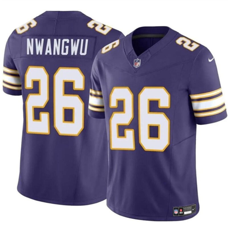 Purple Minnesota Vikings #26 Kene Nwangwu 2023 F.U.S.E. Throwback Vapor Untouchable Limited Stitched Jersey - MVJ15