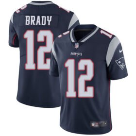 Nike Patriots Navy Team Color Stitched NFL Vapor Untouchable Limited Jersey - NEP95