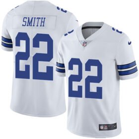 Nike Cowboys #22 Emmitt Smith White Stitched NFL Vapor Untouchable Limited Jersey - DLC208