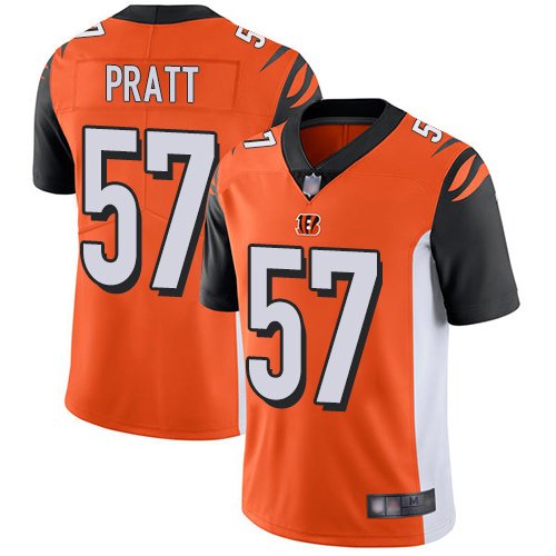 Nike Bengals #57 Germaine Pratt Orange Alternate Stitched NFL Vapor Untouchable Limited Jersey - CCB248