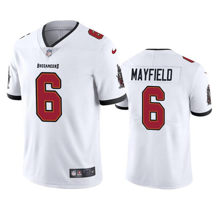 White Tampa Bay Buccaneers #6 Baker Mayfield Vapor Untouchable Limited Stitched Jersey - TBB46