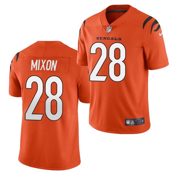Orange Cincinnati Bengals #28 Joe Mixon 2021 New Vapor Untouchable Limited Stitched Jersey - CCB139