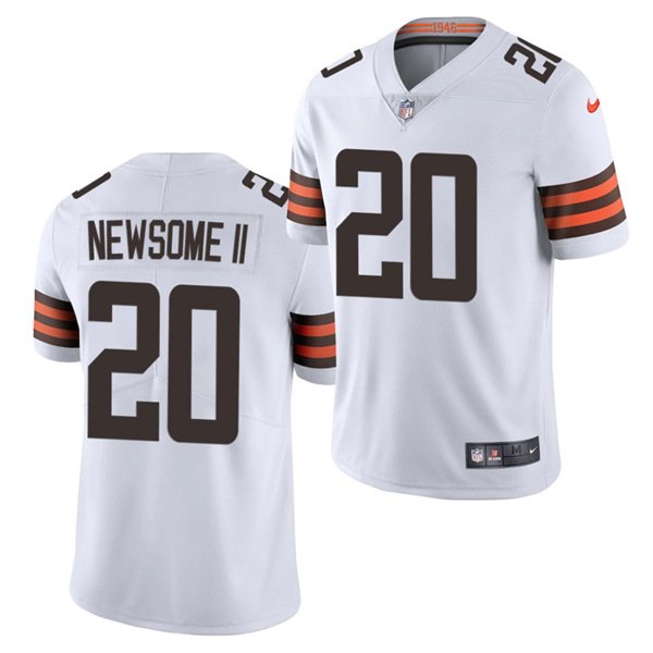 White Cleveland Browns #20 Greg Newsome II Vapor Untouchable Limited Stitched NFL Jersey - CLB214