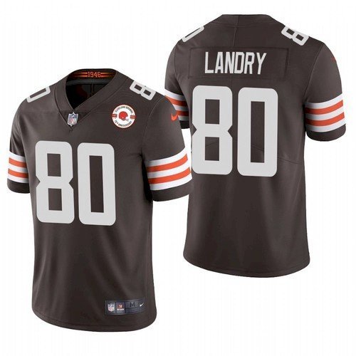 Brown Cleveland Browns #80 Jarvis Landry 2021 75th Anniversary Vapor Untouchable Limited Stitched NFL Jersey - CLB238