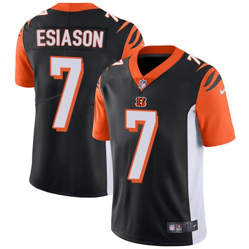 Nike Bengals #7 Boomer Esiason Black Team Color Stitched NFL Vapor Untouchable Limited Jersey - CCB79