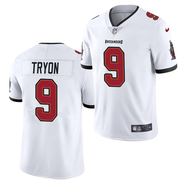 White Tampa Bay Buccaneers #9 Joe Tryon 2021 NFL Draft Vapor Untouchable Limited Stitched Jersey - TBB113