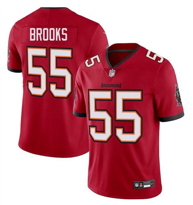 Red Tampa Bay Buccaneers #55 Derrick Brooks Vapor Limited Stitched Football Jersey - TBB67