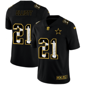 Dallas Cowboys #21 Ezekiel Elliott Nike Carbon Black Vapor Cristo Redentor Limited NFL Jersey - DLC27