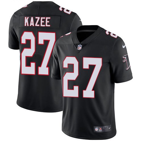 Nike Falcons #27 Damontae Kazee Black Alternate Stitched NFL Vapor Untouchable Limited Jersey - AFJ87