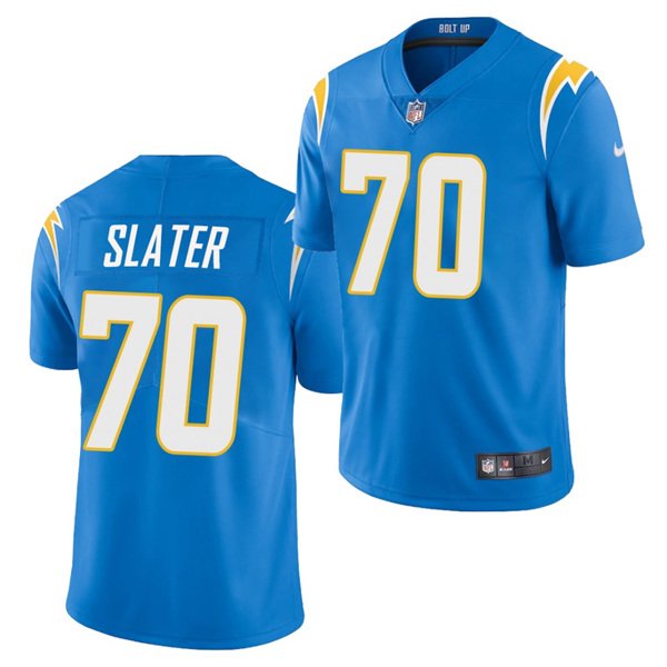 Blue Los Angeles Chargers #70 Rashawn Slater 2021 Vapor Untouchable Limited Stitched Jersey - LCJ150