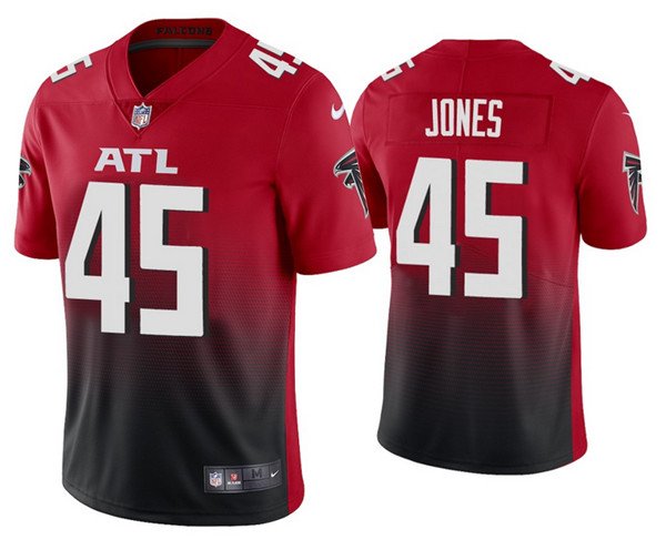 Atlanta Falcons #45 Deion Jones 2020 Red Vapor Untouchable Limited Stitched NFL Jersey - AFJ93