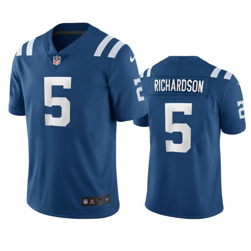 Blue Indianapolis Colts #5 Anthony Richardson 2023 Draft Vapor Untouchable Stitched Football Jersey - IDC41
