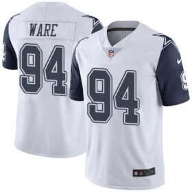 White Dallas Cowboys #94 DeMarcus Ware Vapor Limited Stitched Jersey - DLC403