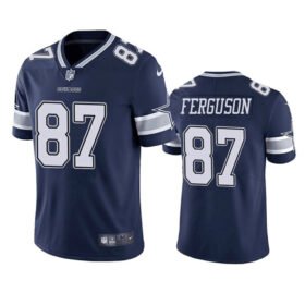 Navy Dallas Cowboys #87 Jake Ferguson Vapor Untouchable Limited Stitched Football Jersey - DLC308