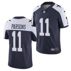 Navy Dallas Cowboys #11 Micah Parsons 2021 NFL Draft Vapor Limited Stitched Jersey - DLC34