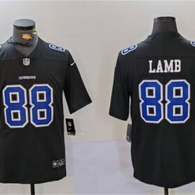Black Dallas Cowboys #88 CeeDee Lamb Throwback Vapor Untouchable Limited Stitched Football Jersey - DLC22