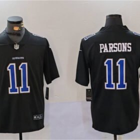 Black Dallas Cowboys #11 Micah Parsons Throwback Vapor Untouchable Limited Stitched Football Jersey - DLC413