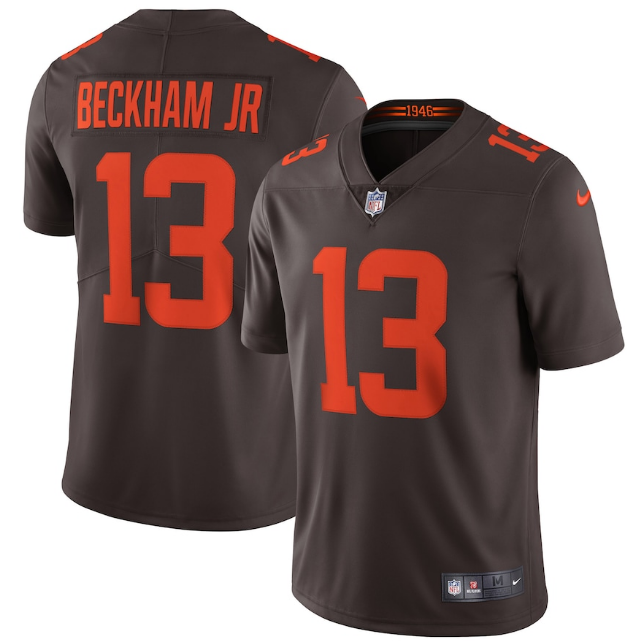 Cleveland Browns #13 Odell Beckham Jr. New Brown Alternate Vapor Untouchable Limited NFL Stitched Jersey - CLB157