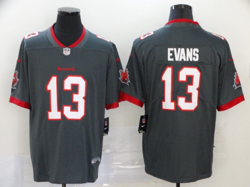 Tampa Bay Buccaneers #13 Mike Evans 2020 Grey Vapor Untouchable Limited Stitched NFL Jersey - TBB110