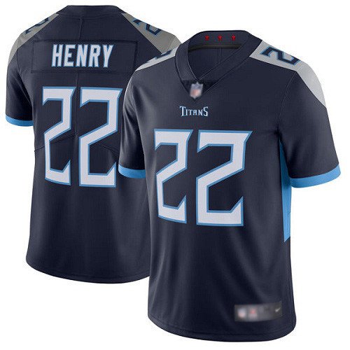 Tennessee Titans #22 Derrick Henry Light Blue New 2018 Vapor Untouchable Limited Stitched Jersey - TNT24