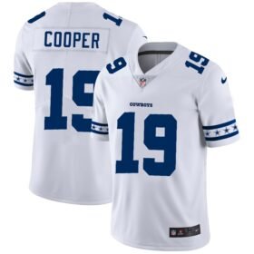 Dallas Cowboys #19 Amari Cooper Nike White Team Logo Vapor Limited NFL Jersey - DLC276