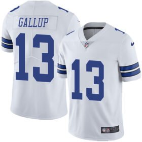 Nike Cowboys #13 Michael Gallup White Stitched NFL Vapor Untouchable Limited Jersey - DLC466