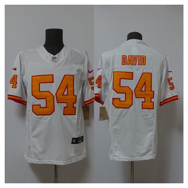 White Tampa Bay Buccaneers #54 Lavonte David 2025 F.U.S.E. Vapor Limited Stitched Jersey - TBB26