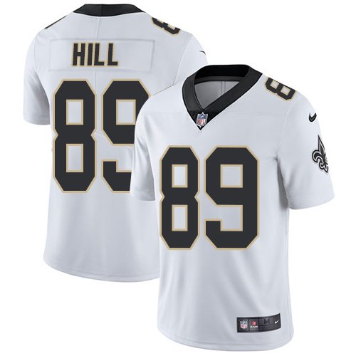Nike Saints #89 Josh Hill White Stitched NFL Vapor Untouchable Limited Jersey - NOS89