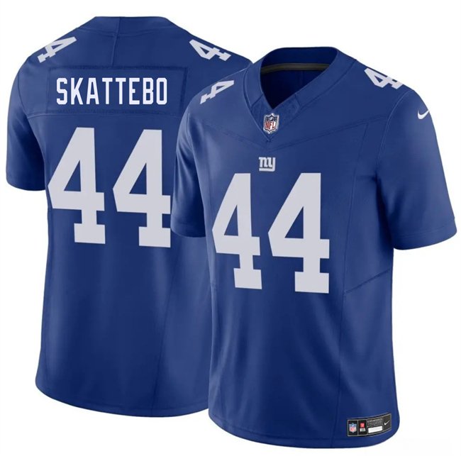 Blue New York Giants #44 Cam Skattebo 2025 Draft F.U.S.E. Vapor Untouchable Limited Stitched Jersey - NYG141