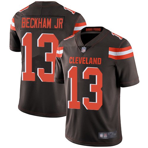 Nike Browns #13 Odell Beckham Jr Brown Team Color Stitched NFL Vapor Untouchable Limited Jersey - CLB229