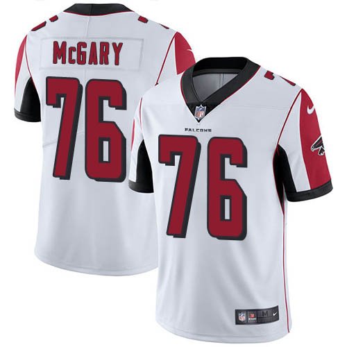 Nike Falcons #76 Kaleb McGary White Stitched NFL Vapor Untouchable Limited Jersey - AFJ191