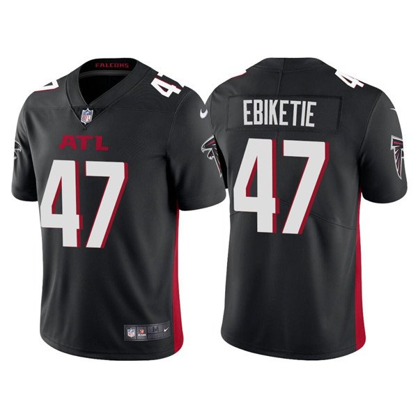 Black Atlanta Falcons #47 Arnold Ebiketie Vapor Untouchable Limited Stitched Jersey - AFJ68