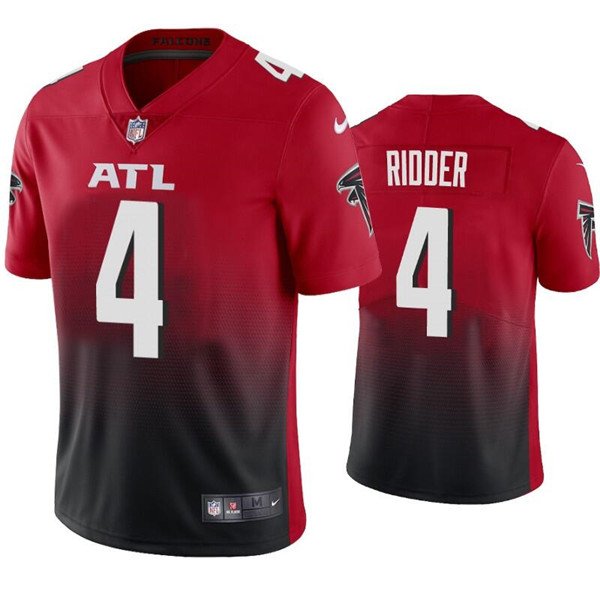 Red/Black Atlanta Falcons #4 Desmond Ridder Vapor Untouchable Limited Stitched Jersey - AFJ236