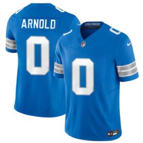New Blue Detroit Lions #0 Terrion Arnold 2024 Draft F.U.S.E. Vapor Limited Stitched Jersey - DTL228