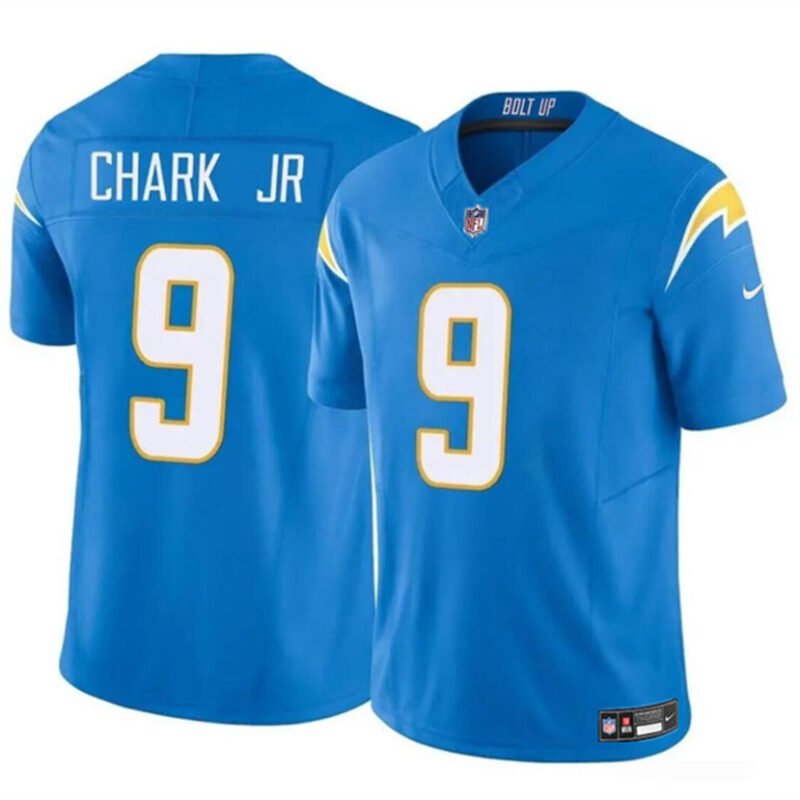 Blue Los Angeles Chargers #9 DJ Chark Jr 2024 F.U.S.E Vapor Limited Stitched Football Jersey - LCJ07