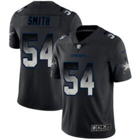 Nike Cowboys #54 Jaylon Smith Black Stitched NFL Vapor Untouchable Limited Smoke Fashion Jersey - DLC210