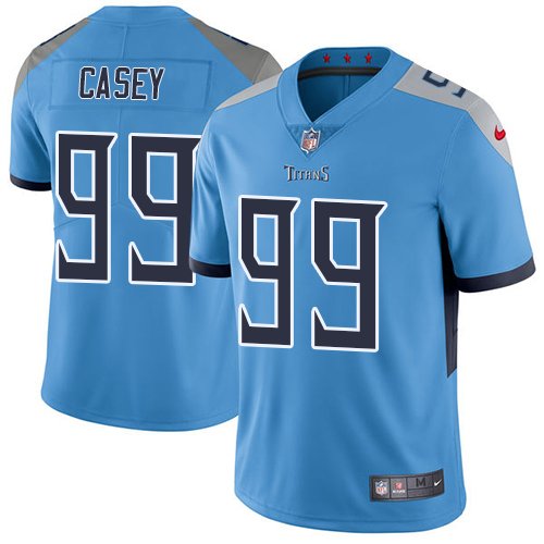 Nike Titans #99 Jurrell Casey Light Blue Alternate Stitched NFL Vapor Untouchable Limited Jersey - TNT57