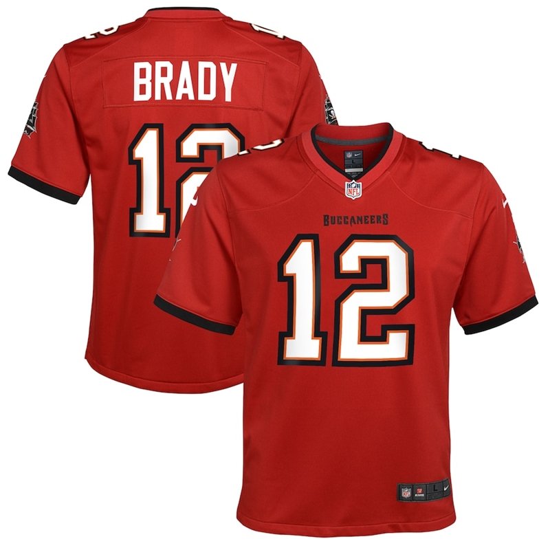 Nike Buccaneers #12 Tom Brady Red Stitched NFL  Season Vapor Limited Jersey - TBB116
