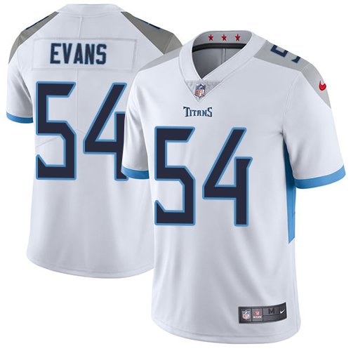 Nike Titans #54 Rashaan Evans White Stitched NFL Vapor Untouchable Limited Jersey - TNT82