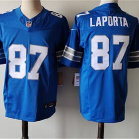 Blue Detroit Lions #87 Sam LaPorta 2024 F.U.S.E. Vapor Limited Stitched Jersey - DTL313