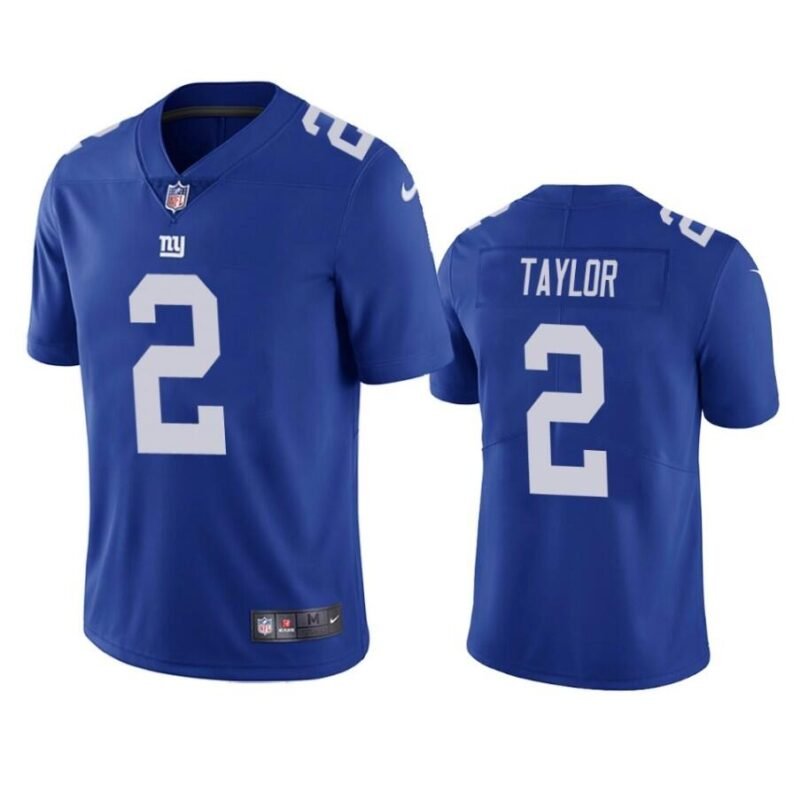 Royal New York Giants #2 Tyrod Taylor Vapor Untouchable Limited Stitched Jersey - NYG247