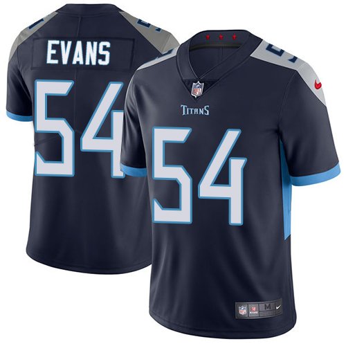 Nike Titans #54 Rashaan Evans Navy Blue Team Color Stitched NFL Vapor Untouchable Limited Jersey - TNT145