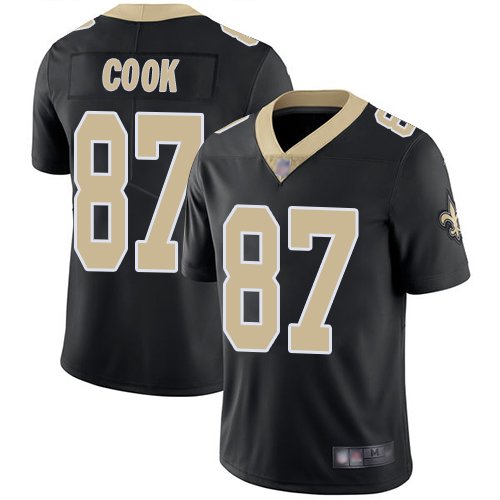 Nike Saints #87 Jared Cook Black Team Color Stitched NFL Vapor Untouchable Limited Jersey - NOS79